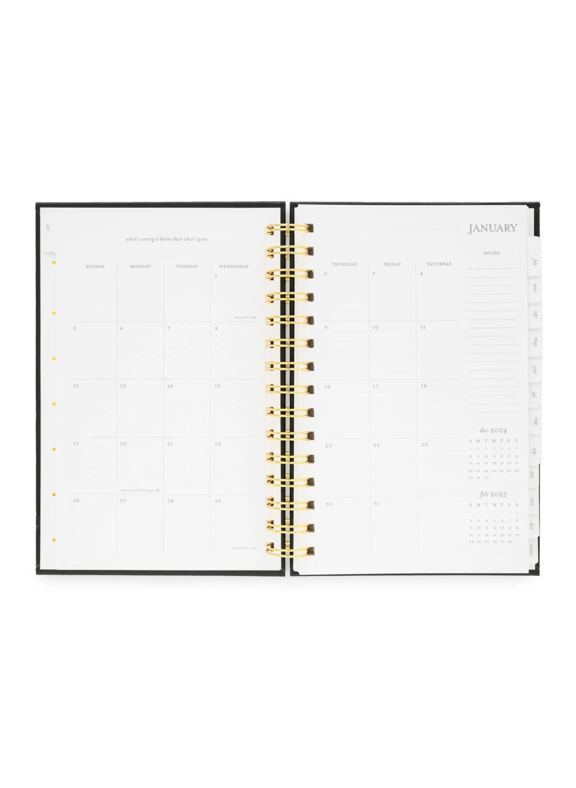 2025 Pale Pink Small Spiral Planner