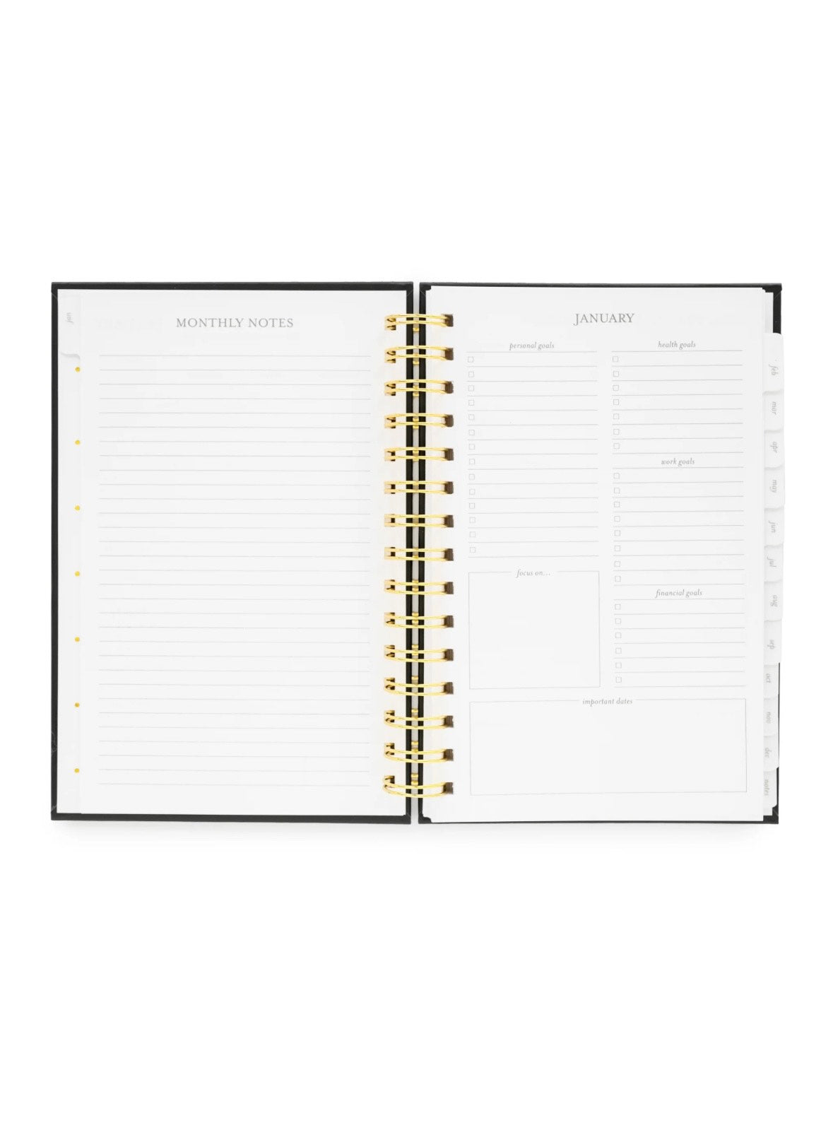 2025 Pale Pink Small Spiral Planner