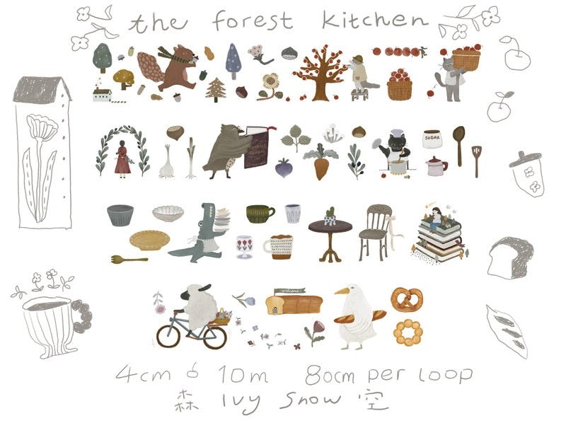 The Forest Kitchen - Washi Tape