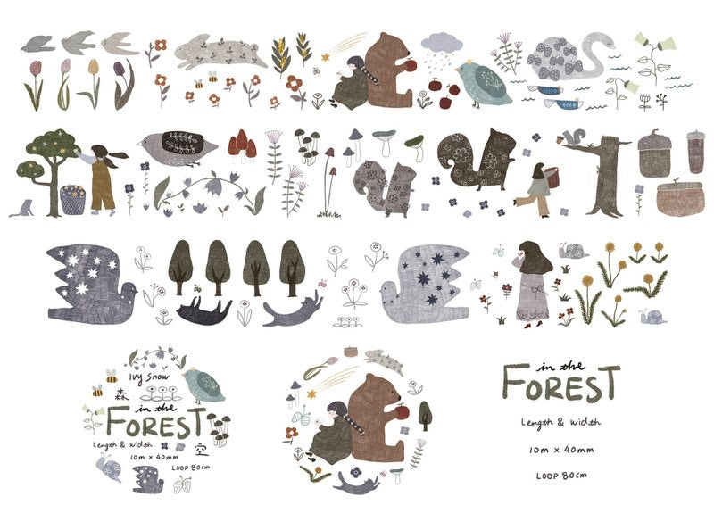 In the Forest - Washi Tape