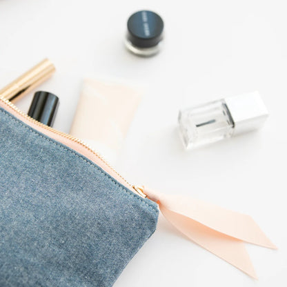 Chambray Signature Pouch