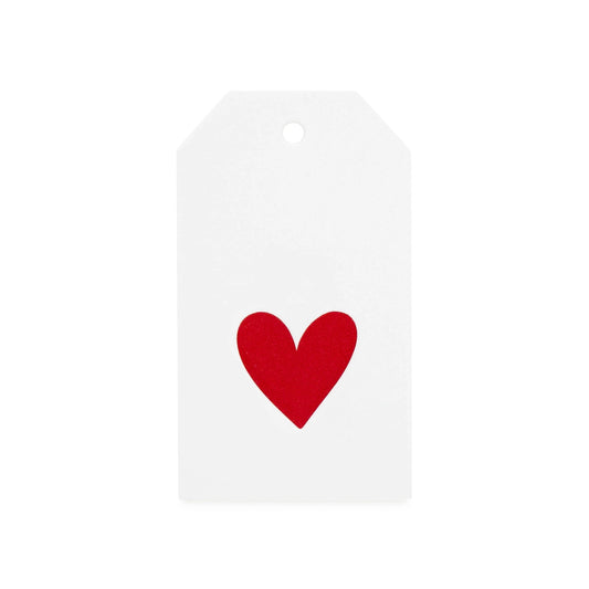 Red Heart Gift Tag