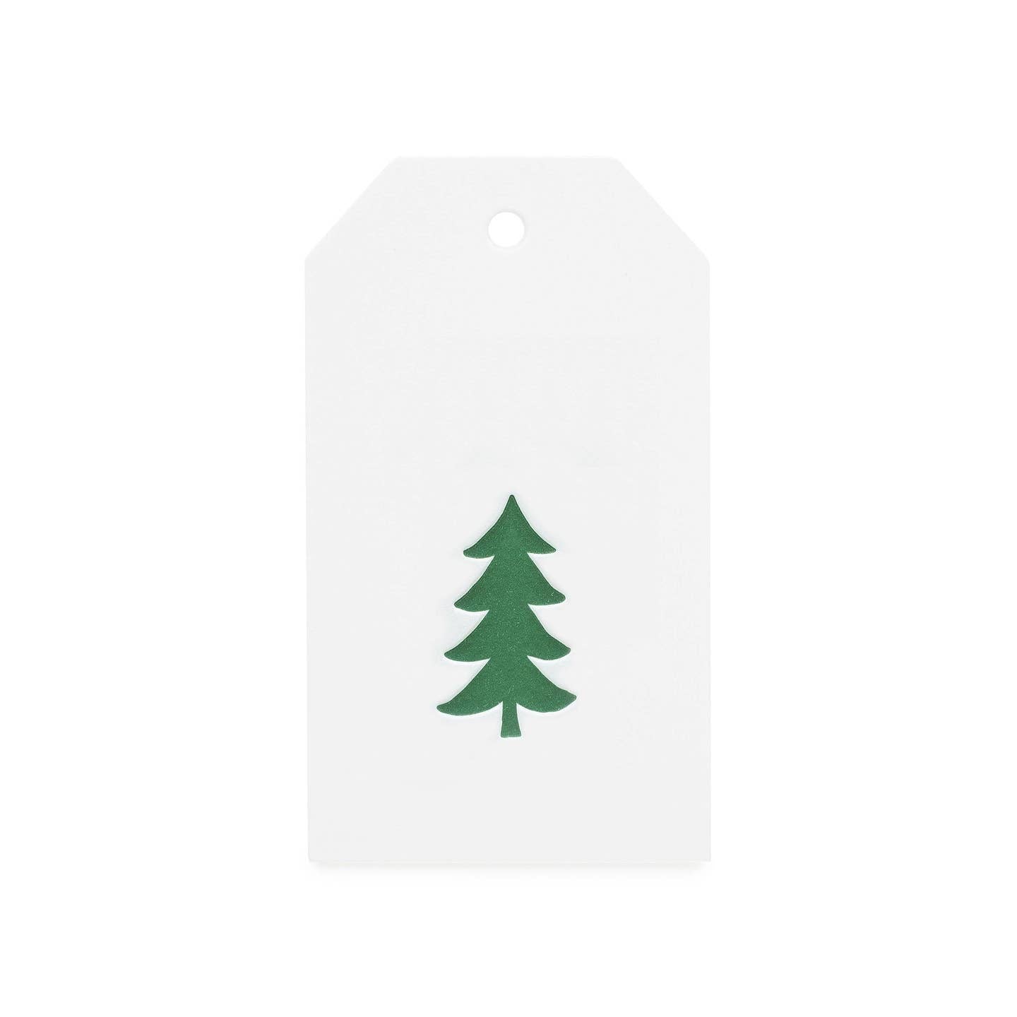 Green Tree Gift Tags 10 pack