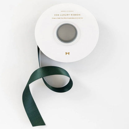 Spruce Shimmer Satin Ribbon 30 Meters