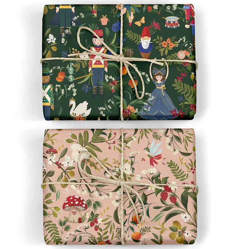 Nutcracker / Gnome 2pcs Gift Wrap