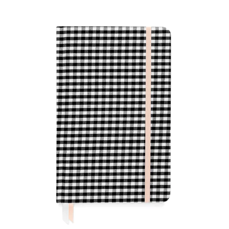 Essential Journal, Black and White Gingham