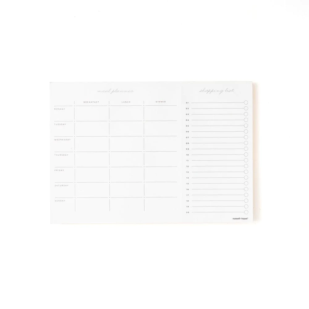 Meal Planner Notepad