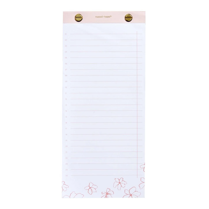 Riveted Paper Listpad - Blush