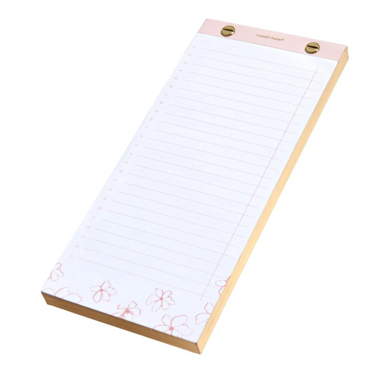 Riveted Paper Listpad - Blush