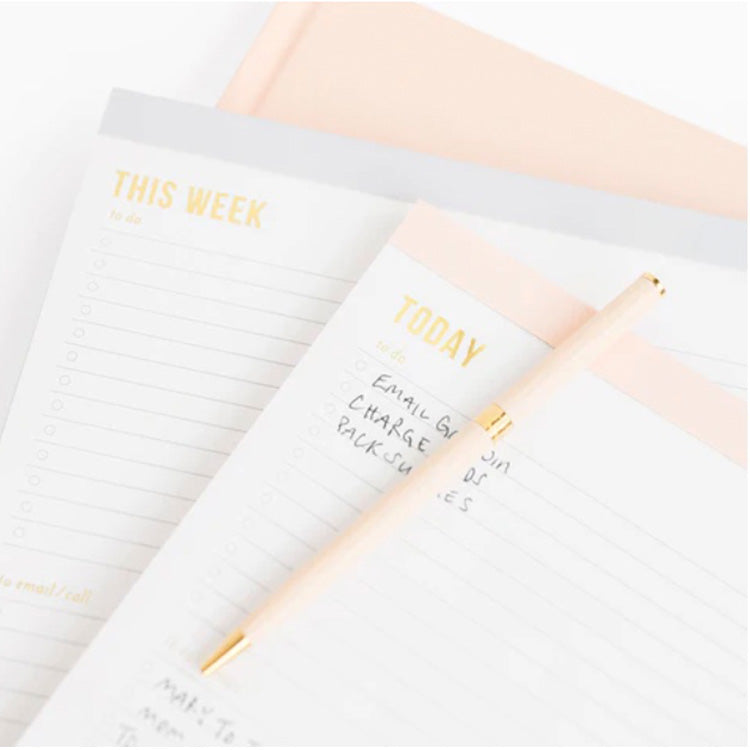 Weekly Pad, Large, Grey