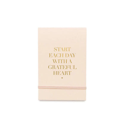 Concealed Pale Pink Notepad, Grateful Heart