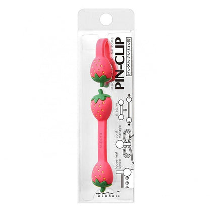 Pin Clips Silicon Strawberry