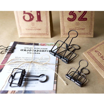 Binder Clips 32mm / Bronze / x 6 pcs.