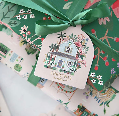 Gift Tags 12 pack "Houses"