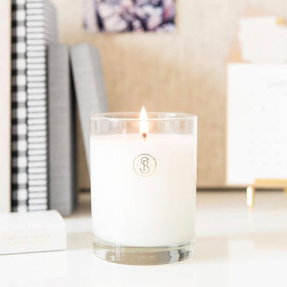 Signature Candle, Crisp White Linen